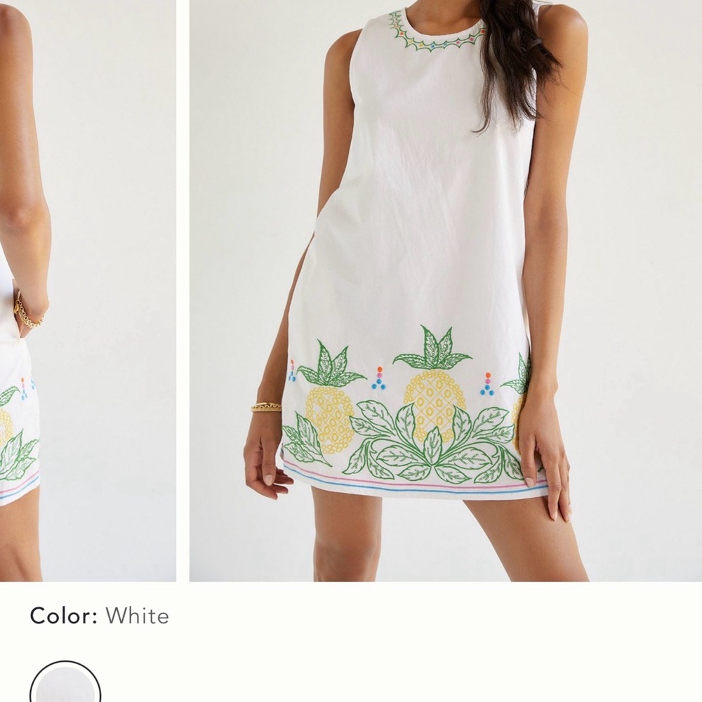 Roller Rabbit Embroider Cover Up Mini Dress - Picture 2 of 9